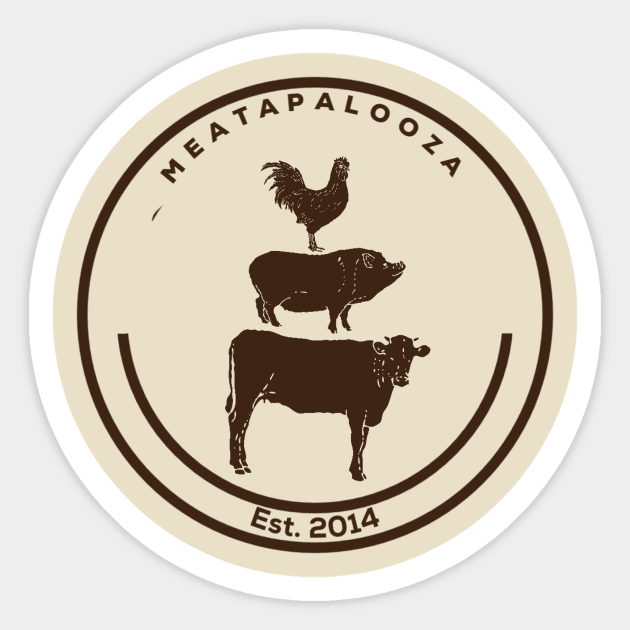 Meatapalooza Sticker by KYFriedDice